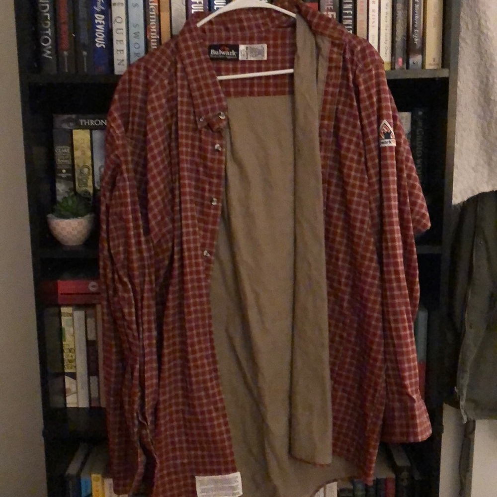 Flame resistant electricians flannel NWOT